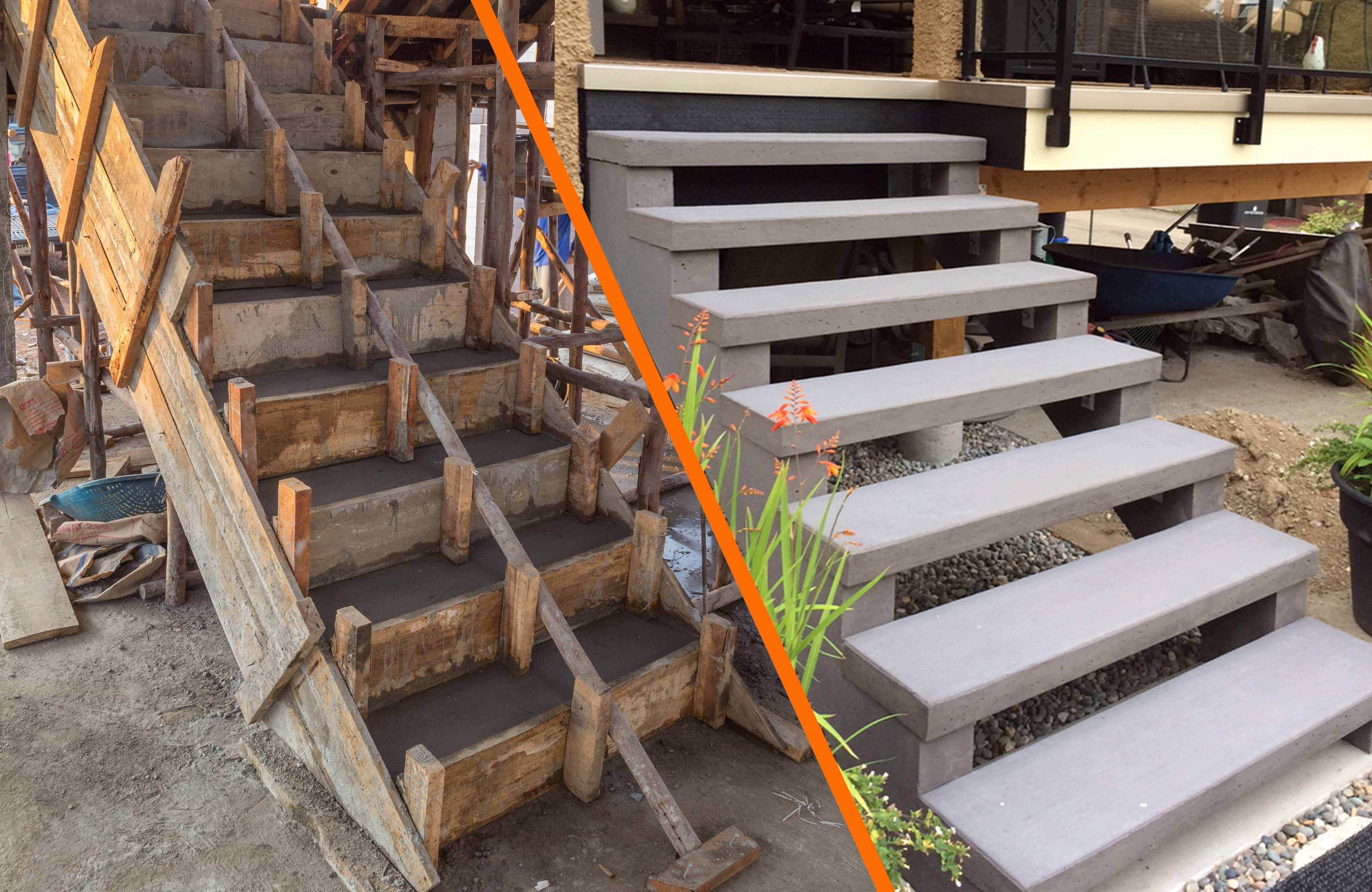 izlivanje betonskog stepenista i izgled 1