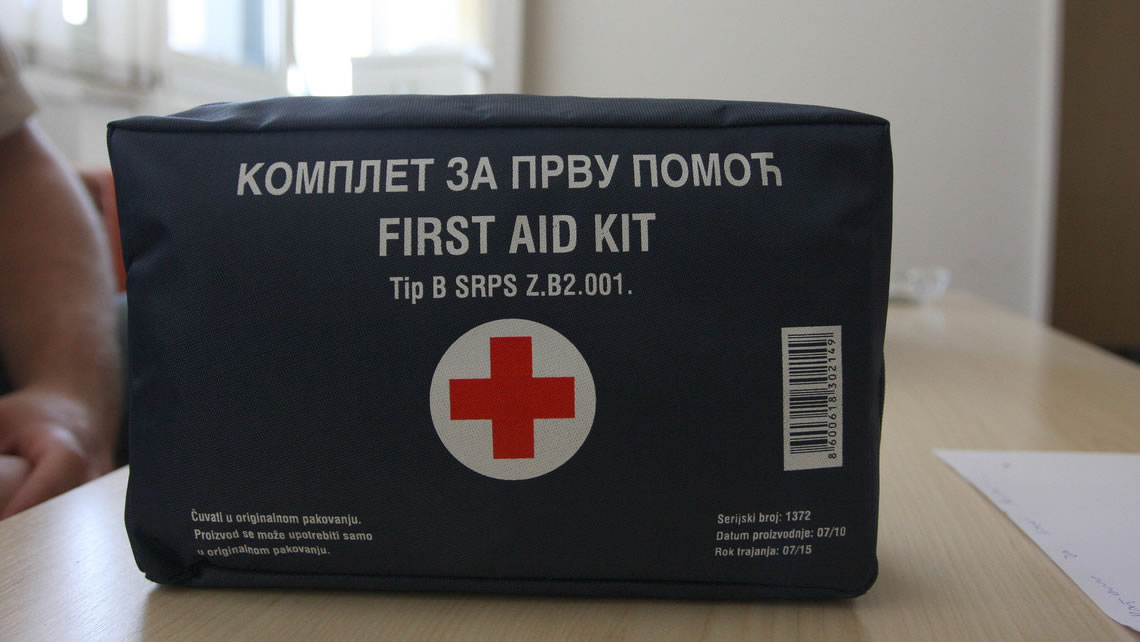 komplet za prvu pomoć